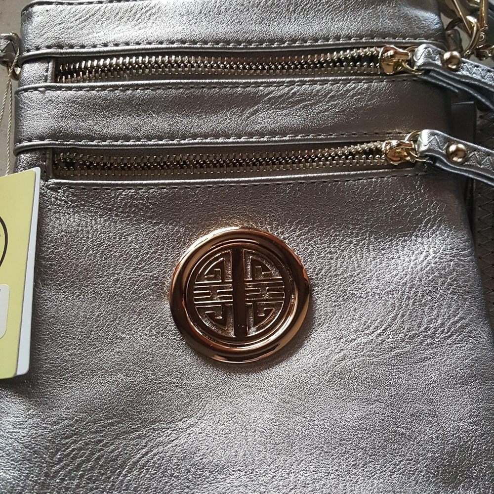 Silver/pewter bag